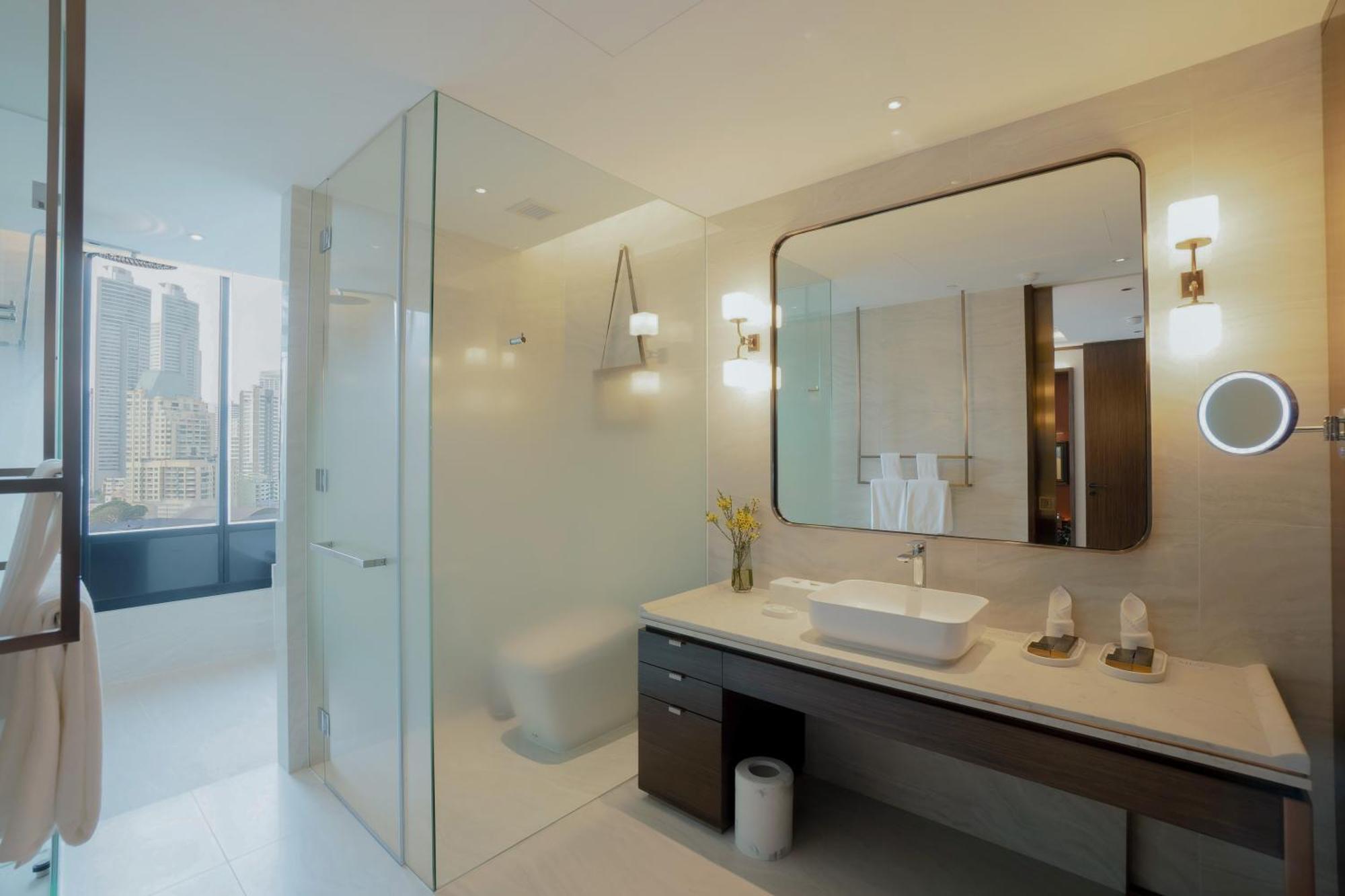 Silq Hotel & Residence, Managed By The Ascott Limited Bangkok Chambre photo Bathroom