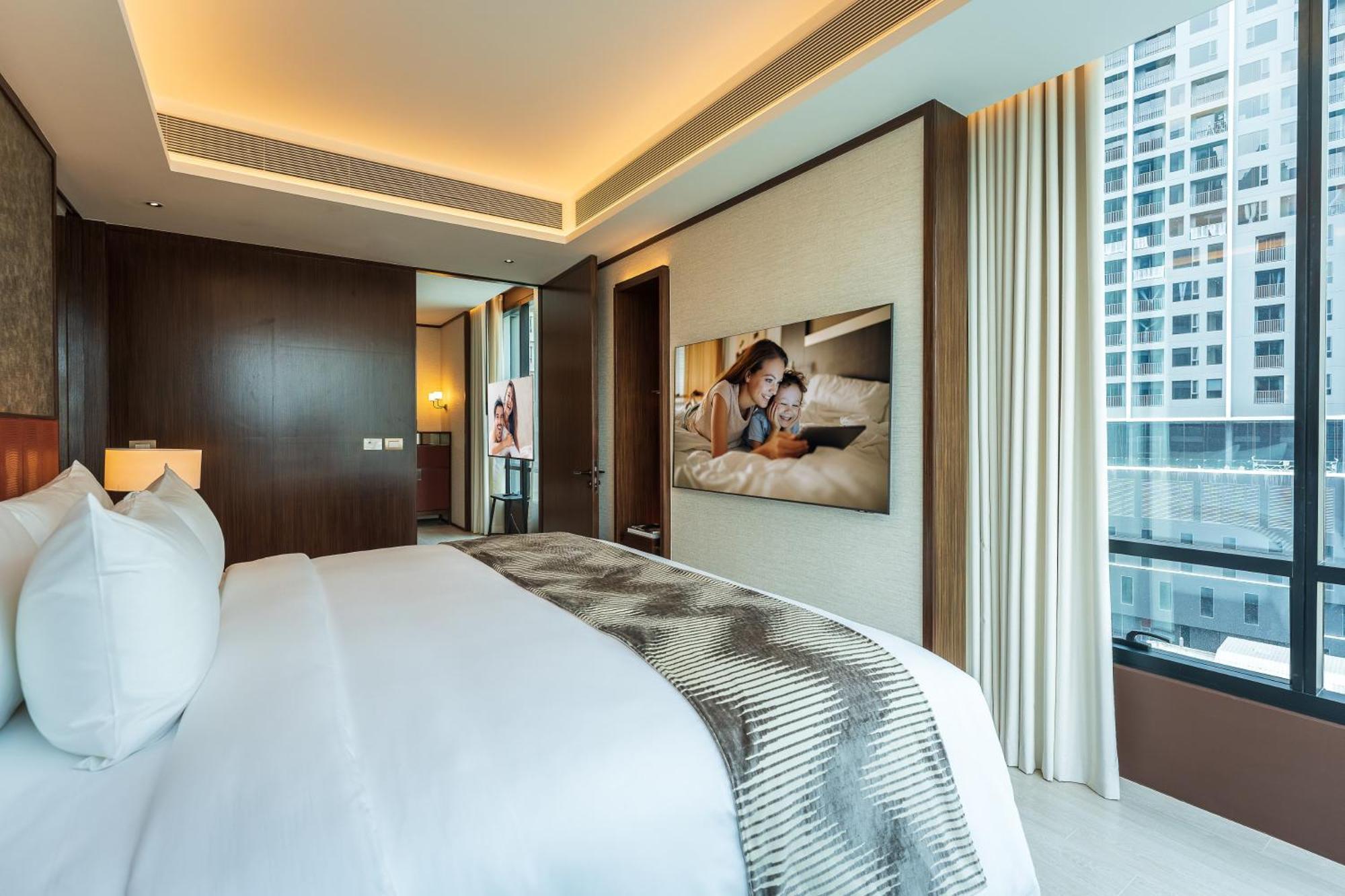 Silq Hotel & Residence, Managed By The Ascott Limited Bangkok Chambre photo A bedroom at the hotel